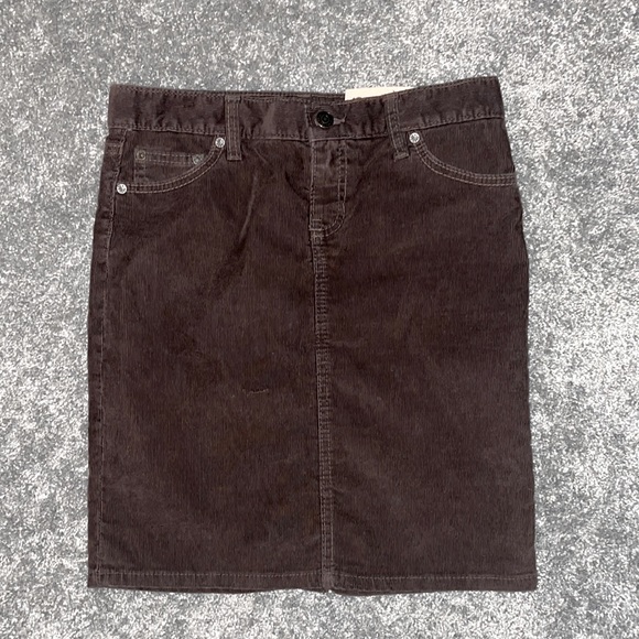 Brown Corduroy skirt - Picture 1 of 2